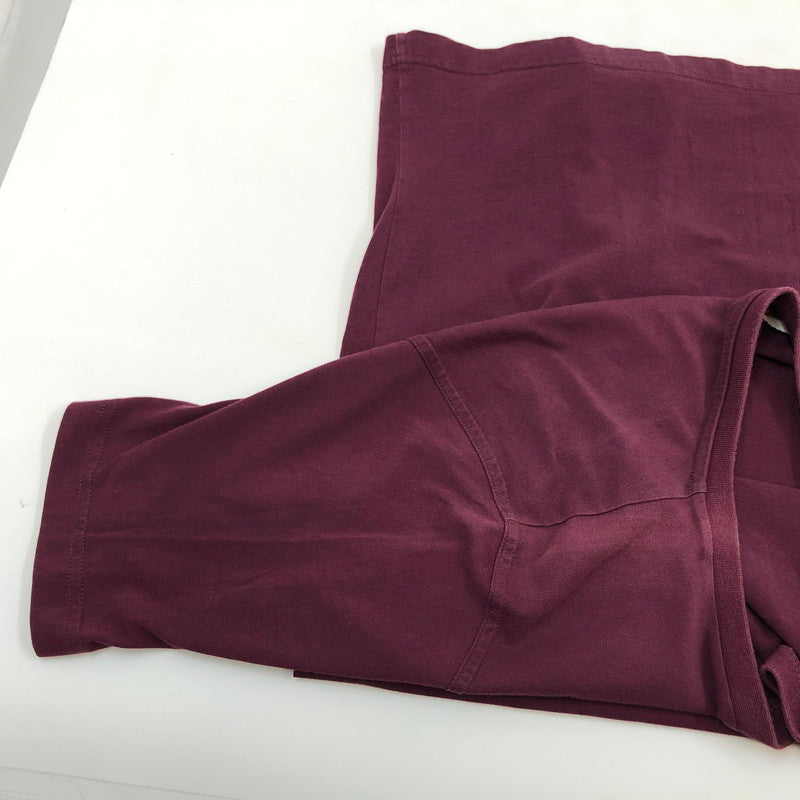 【現状渡し品】【メンズ】 PIGALLE ピガール S/S TEE 半袖 Tシャツ トップス 142-251117-hn-01-fur サイズ：M カラー：バーガンディー系 万代Net店