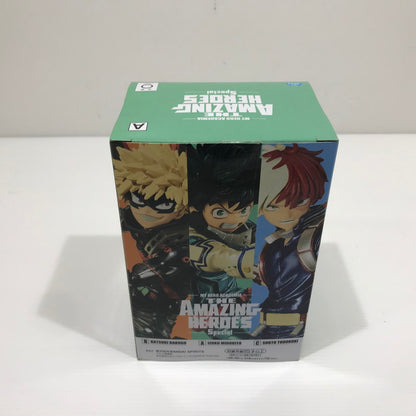 【中古美品】 僕のヒーローアカデミア THE AMAZING HEROES-Special- フィギュア 緑谷出久 爆豪勝己 轟焦凍 3体セット プライズ品 未開封 箱イタミあり 051-260626-ti-02-tag 万代Net店