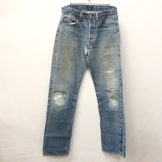 【中古品】【メンズ】 Levi's リーバイス 66前期 ボタン裏6 501 DENIM PANT デニムパンツ ジーンズ 156-231111-156-231111-tk-4-tei-tei サイズ：82cm カラー：インディゴ 万代Net店