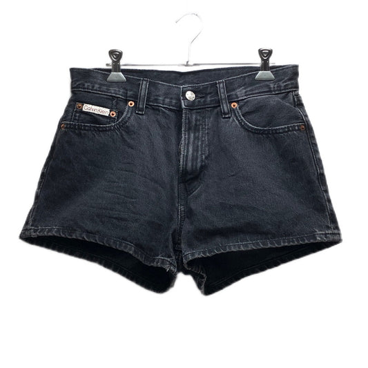 【中古品】【レディース】 CALVIN KLEIN カルバンクライン デニムショートパンツ ボトムス 171-250810-hn-01-fur サイズ：26 カラー：ブラック 万代Net店