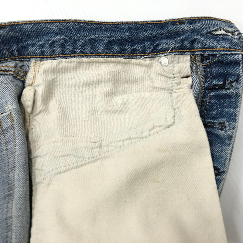 【中古品】【メンズ】 Levi's リーバイス 66前期 ボタン裏6 501 DENIM PANT デニムパンツ ジーンズ 156-231111-156-231111-tk-4-tei-tei サイズ：82cm カラー：インディゴ 万代Net店