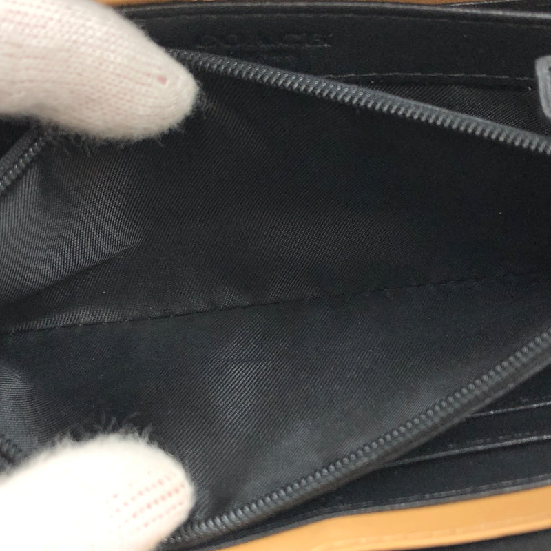 【中古品】【メンズ】 COACH コーチ LEXINGTON SAFFIANO LONG WALLET F74769 レキシントン サフィアーノ ロングウォレット 長財布 財布 181-261004-hn-08-fur カラー：ブラック 万代Net店