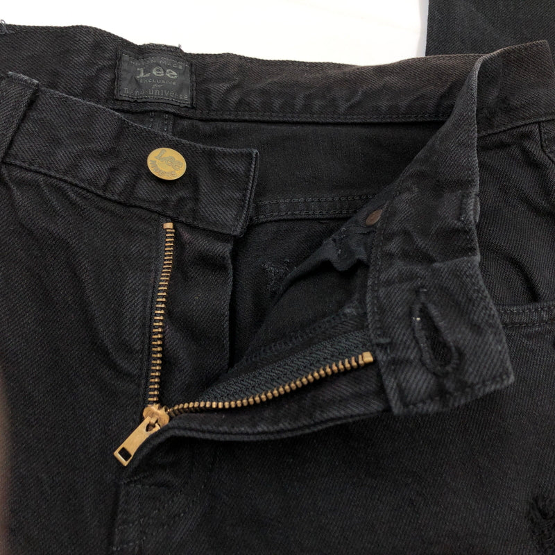 【中古品】【メンズ】 LEE リー DAMAGE DENIM PANTS 395688 NANO UNIVERSE別注 ダメージデニムパンツ ボトムス 158-260709-hn-06-fur サイズ：29 カラー：ブラック 万代Net店