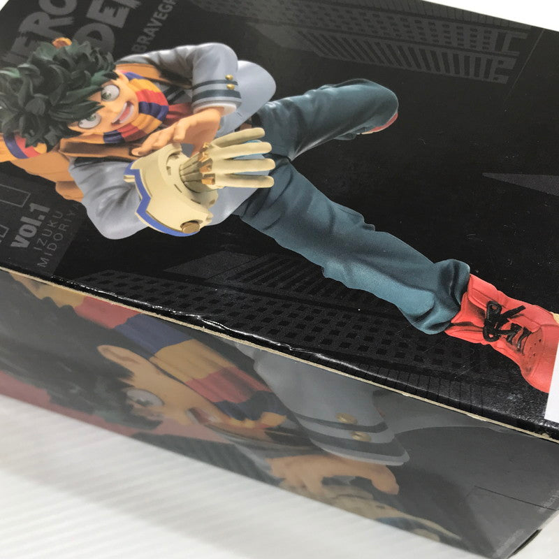 【中古美品】 僕のヒーローアカデミア BRAVEGRAPH #1 フィギュア 3体セット vol.1 緑谷出久 vol.2 轟焦凍 vol.3 爆豪勝己 プライズ品 未開封 箱イタミあり 051-260626-ti-03-tag 万代Net店