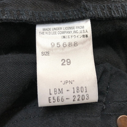 【中古品】【メンズ】 LEE リー DAMAGE DENIM PANTS 395688 NANO UNIVERSE別注 ダメージデニムパンツ ボトムス 158-260709-hn-06-fur サイズ：29 カラー：ブラック 万代Net店