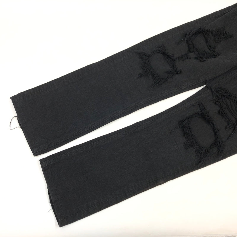 【中古品】【メンズ】 LEE リー DAMAGE DENIM PANTS 395688 NANO UNIVERSE別注 ダメージデニムパンツ ボトムス 158-260709-hn-06-fur サイズ：29 カラー：ブラック 万代Net店