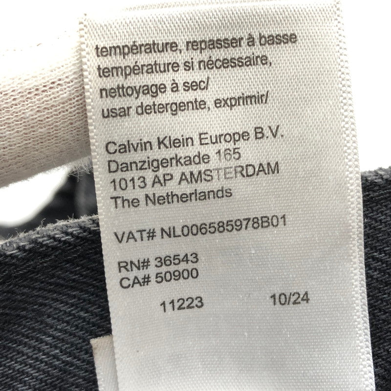 【中古品】【レディース】 CALVIN KLEIN カルバンクライン デニムショートパンツ ボトムス 171-250810-hn-01-fur サイズ：26 カラー：ブラック 万代Net店