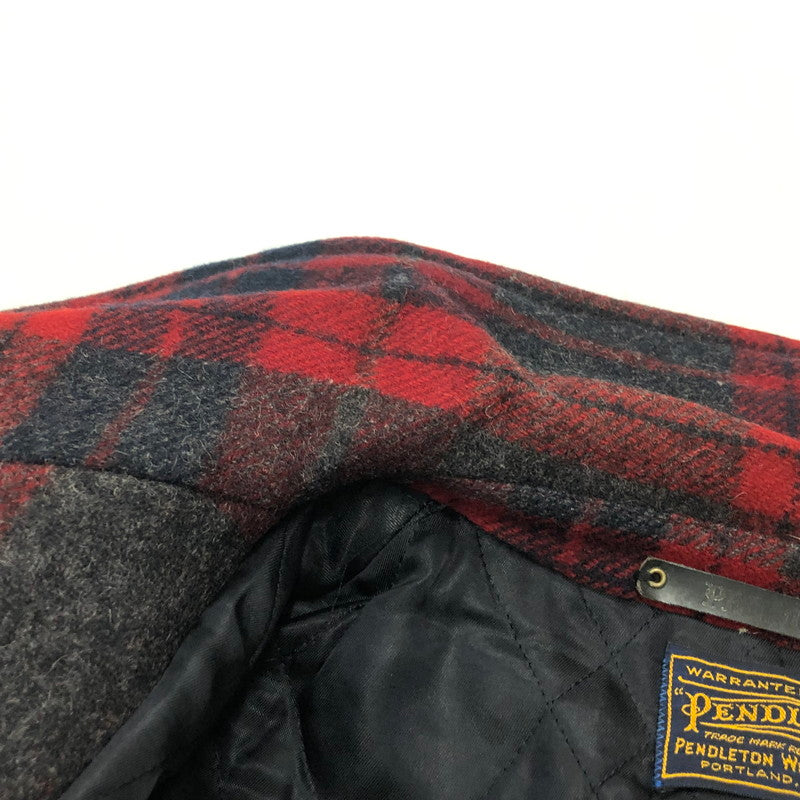 【現状渡し品】【メンズ】 PENDLETON ペンドルトン CHECK WOOL JACKET チェック ウール ジャケット ライトアウター 145-251205-ks-12-tei サイズ：XL カラー：マルチカラー 万代Net店