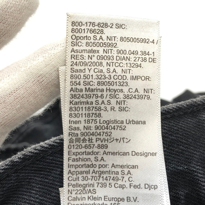 【中古品】【レディース】 CALVIN KLEIN カルバンクライン デニムショートパンツ ボトムス 171-250810-hn-01-fur サイズ：26 カラー：ブラック 万代Net店