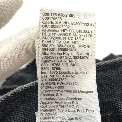 【中古品】【レディース】 CALVIN KLEIN カルバンクライン デニムショートパンツ ボトムス 171-250810-hn-01-fur サイズ：26 カラー：ブラック 万代Net店