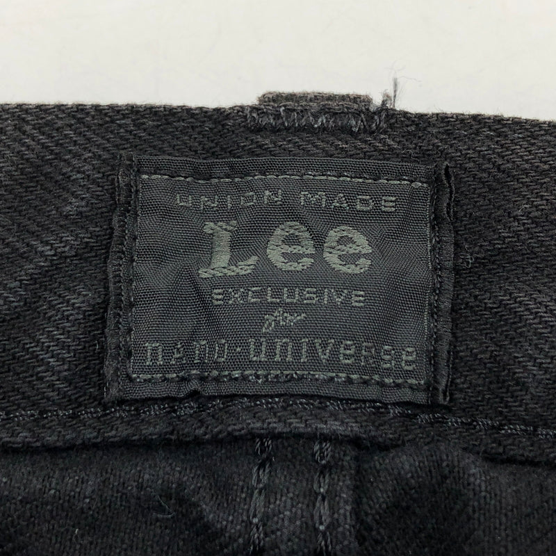 【中古品】【メンズ】 LEE リー DAMAGE DENIM PANTS 395688 NANO UNIVERSE別注 ダメージデニムパンツ ボトムス 158-260709-hn-06-fur サイズ：29 カラー：ブラック 万代Net店