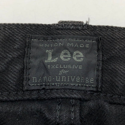 【中古品】【メンズ】 LEE リー DAMAGE DENIM PANTS 395688 NANO UNIVERSE別注 ダメージデニムパンツ ボトムス 158-260709-hn-06-fur サイズ：29 カラー：ブラック 万代Net店