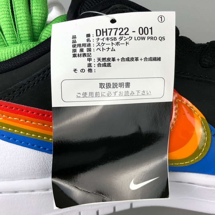 【未使用品】【メンズ】 NIKE ナイキ POLAROID × NIKE DH7722-001 SB DUNK LOW PRO QS BLACK WHI 160-250512-SY-02-iwa サイズ：27.5 カラー：BLACK WHITE 万代Net店