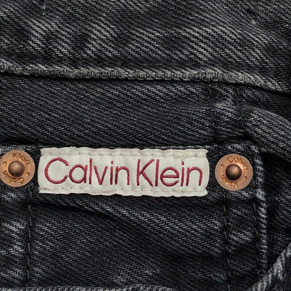 【中古品】【レディース】 CALVIN KLEIN カルバンクライン デニムショートパンツ ボトムス 171-250810-hn-01-fur サイズ：26 カラー：ブラック 万代Net店