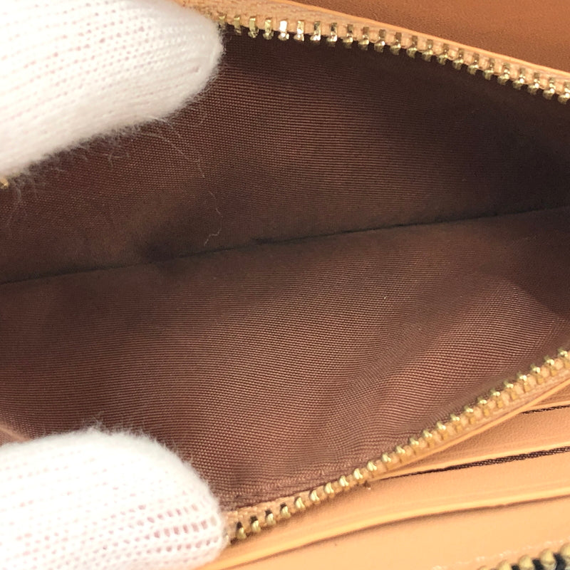 【中古品】【レディース】 COACH コーチ SIGNATURE LONG ZIP AROUND WALLET CP409 シグネチャー ロング ジップ アラウンド ウォレット 長財布 財布 181-261004-hn-09-fur カラー：ブラック/クリーム系 万代Net店