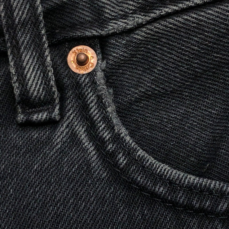 【中古品】【レディース】 CALVIN KLEIN カルバンクライン デニムショートパンツ ボトムス 171-250810-hn-01-fur サイズ：26 カラー：ブラック 万代Net店