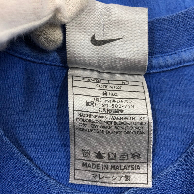 【中古品】【メンズ】 NIKE ACG ナイキ エーシージー THE FINAL FRONTIER PRINT TEE 90-00S 089ACG マレーシア製 ザ・ファイナルフロンティア プリント 半袖Tシャツ トップス 146-260422-hn-07-fur サイズ：XL カラー：ブルー 万代Net店