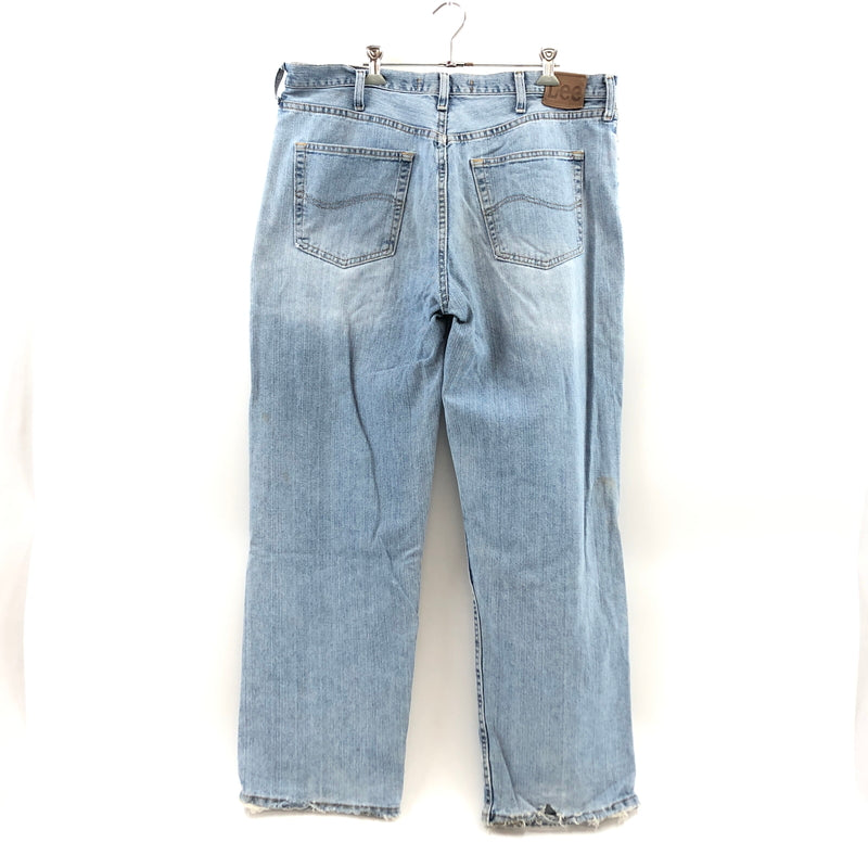 【ジャンク品】【メンズ】 LEE リー RELAXED STRAIGHT DENIM PANTS 2004519 リラックスド ストレート デニムパンツ ボトムス 157-260709-hn-08-fur サイズ：36×30 カラー：ブルー系 万代Net店