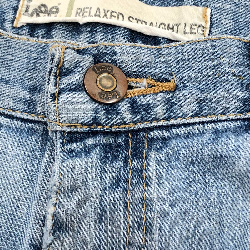 【ジャンク品】【メンズ】 LEE リー RELAXED STRAIGHT DENIM PANTS 2004519 リラックスド ストレート デニムパンツ ボトムス 157-260709-hn-08-fur サイズ：36×30 カラー：ブルー系 万代Net店
