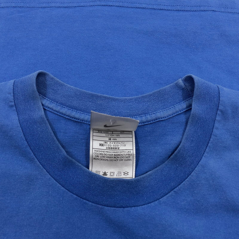 【中古品】【メンズ】 NIKE ACG ナイキ エーシージー THE FINAL FRONTIER PRINT TEE 90-00S 089ACG マレーシア製 ザ・ファイナルフロンティア プリント 半袖Tシャツ トップス 146-260422-hn-07-fur サイズ：XL カラー：ブルー 万代Net店
