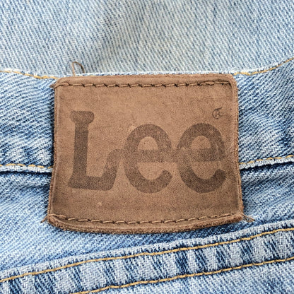 【ジャンク品】【メンズ】 LEE リー RELAXED STRAIGHT DENIM PANTS 2004519 リラックスド ストレート デニムパンツ ボトムス 157-260709-hn-08-fur サイズ：36×30 カラー：ブルー系 万代Net店