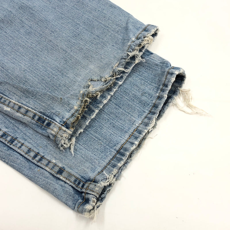 【ジャンク品】【メンズ】 LEE リー RELAXED STRAIGHT DENIM PANTS 2004519 リラックスド ストレート デニムパンツ ボトムス 157-260709-hn-08-fur サイズ：36×30 カラー：ブルー系 万代Net店