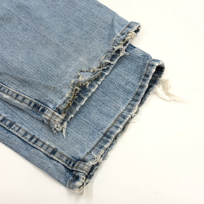 【ジャンク品】【メンズ】 LEE リー RELAXED STRAIGHT DENIM PANTS 2004519 リラックスド ストレート デニムパンツ ボトムス 157-260709-hn-08-fur サイズ：36×30 カラー：ブルー系 万代Net店