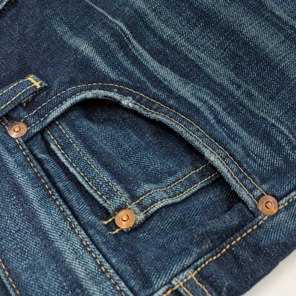 【中古品】【メンズ】 LEE リー RIDERS ORIGINAL REGULAR STRAIGHT DENIM PANTS LM1301 ライダース オリジナル レギュラー ストレートデニムパンツ 158-260709-hn-09-fur サイズ：XS カラー：インディゴ 万代Net店