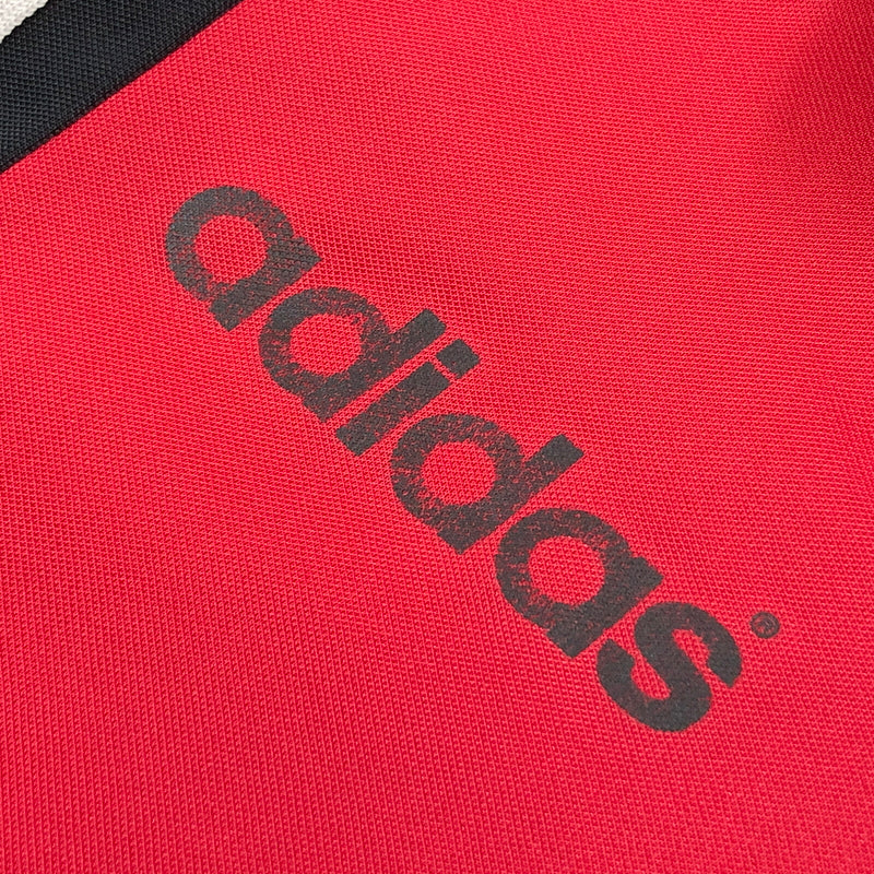 【中古品】【メンズ】 ADIDAS アディダス 90S FOOTBALL S/S SHIRT フットボール 半袖シャツ トップス 146-260711-hn-01-fur サイズ：不明 カラー：レッド系 万代Net店