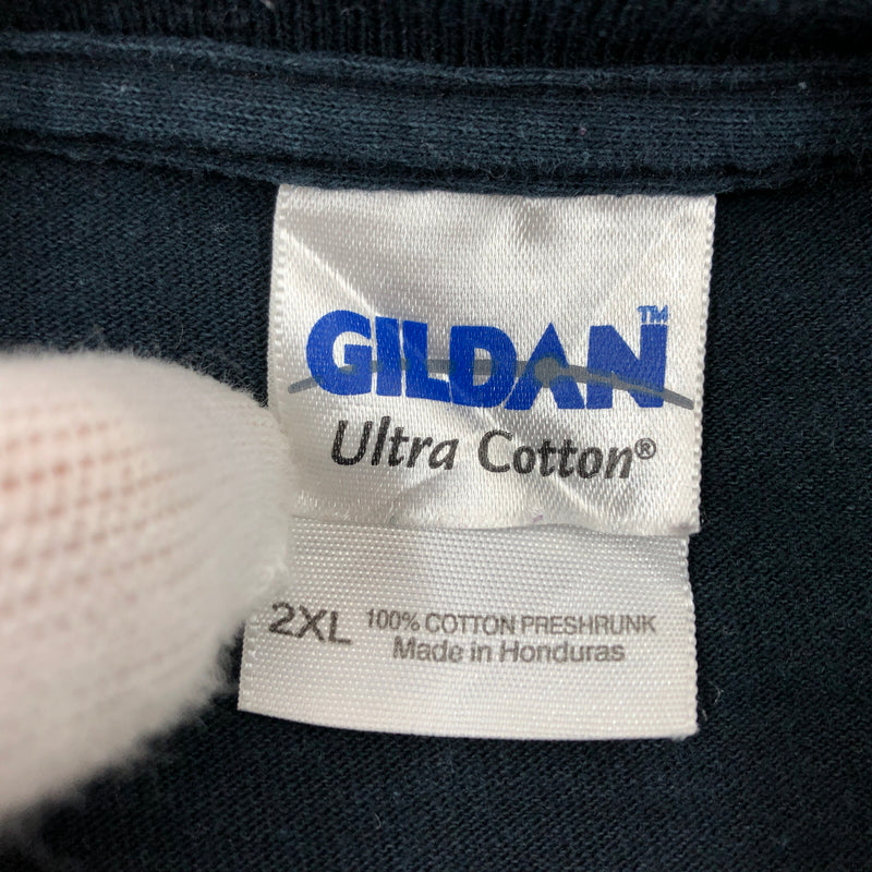 【現状渡し品】【メンズ】 GILDAN ギルダン STAR PRINT S/S TEE スタープリント 半袖Tシャツ トップス 146-260711-hn-02-fur サイズ：2XL カラー：ブラック 万代Net店