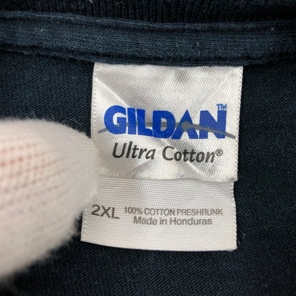 【現状渡し品】【メンズ】 GILDAN ギルダン STAR PRINT S/S TEE スタープリント 半袖Tシャツ トップス 146-260711-hn-02-fur サイズ：2XL カラー：ブラック 万代Net店