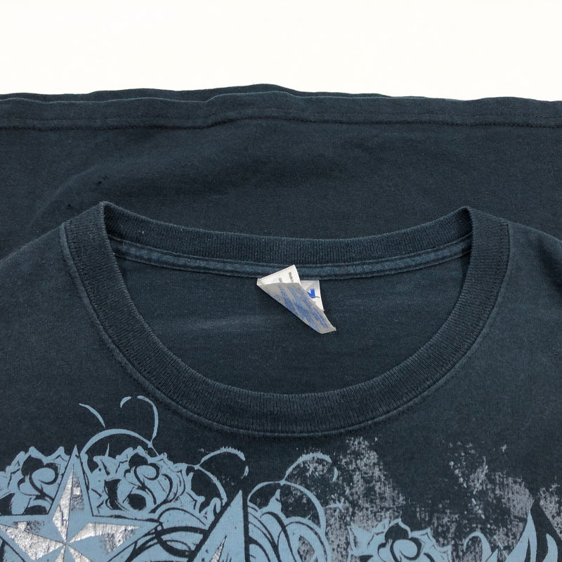 【現状渡し品】【メンズ】 GILDAN ギルダン STAR PRINT S/S TEE スタープリント 半袖Tシャツ トップス 146-260711-hn-02-fur サイズ：2XL カラー：ブラック 万代Net店