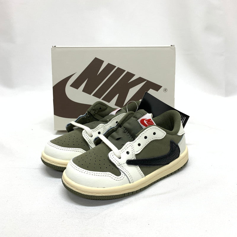 【中古美品】【キッズ】 NIKE ナイキ NIKE×TRAVIS SCOTT/DO5441-200/AIRJORDAN 1 LOW OG SP TD 160-250224-kn-1-oto サイズ：14cm カラー：ミディアムオリーブ 万代Net店