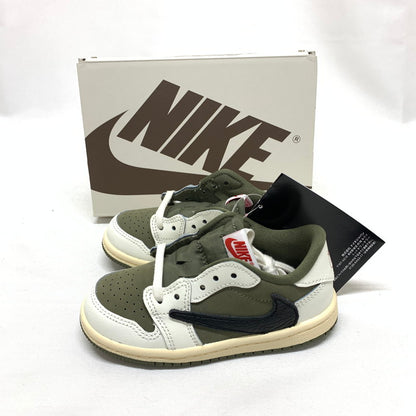 【中古美品】【キッズ】 NIKE ナイキ NIKE×TRAVIS SCOTT/DO5441-200/AIRJORDAN 1 LOW OG SP TD 160-250224-kn-1-oto サイズ：14cm カラー：ミディアムオリーブ 万代Net店