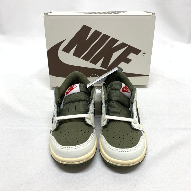 【中古美品】【キッズ】 NIKE ナイキ NIKE×TRAVIS SCOTT/DO5441-200/AIRJORDAN 1 LOW OG SP TD 160-250224-kn-1-oto サイズ：14cm カラー：ミディアムオリーブ 万代Net店