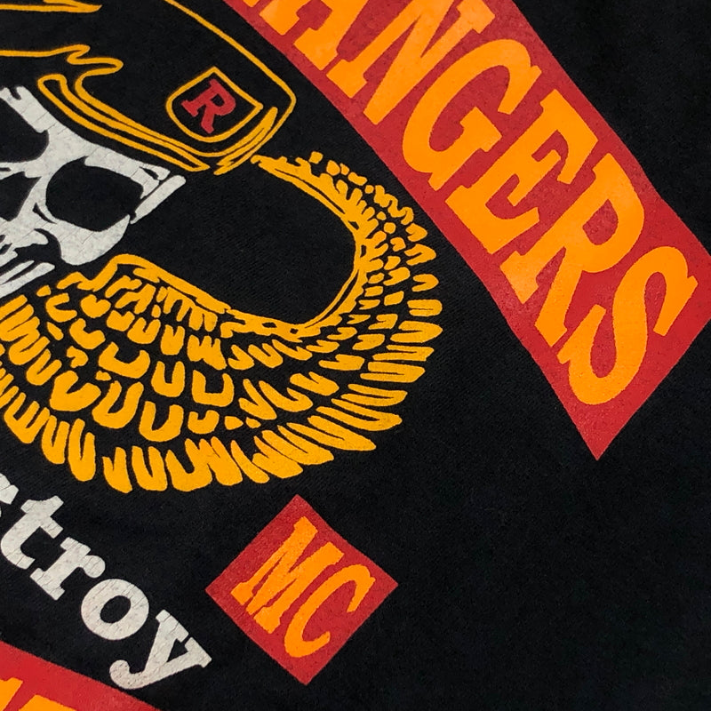 【現状渡し品】【メンズ】 TENNESSEE RIVER テネシーリバー "DEATH RANGERS" S/S PRINT TEE 半袖Tシャツ トップス 146-260711-hn-03-fur サイズ：S カラー：ブラック 万代Net店