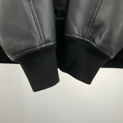 【中古品】【メンズ】 ALPHA INDUSTRIES TA1714 G-1 シンセティックレザージャケット 147-260416-SS-07-iwa サイズ：M カラー：ブラック 万代Net店