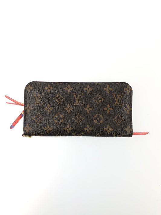 【中古品】【レディース】 LOUIS VUITTON ルイ・ヴィトン ポルト・フォイユ・アンソリット モノグラム 179-250104-NS-7-iwa カラー：ブラウン ピンク 万代Net店
