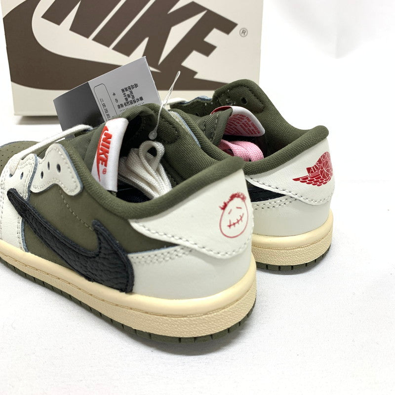 【中古美品】【キッズ】 NIKE ナイキ NIKE×TRAVIS SCOTT/DO5441-200/AIRJORDAN 1 LOW OG SP TD 160-250224-kn-1-oto サイズ：14cm カラー：ミディアムオリーブ 万代Net店