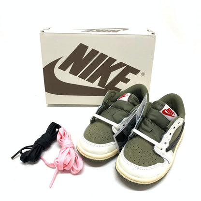 【中古美品】【キッズ】 NIKE ナイキ NIKE×TRAVIS SCOTT/DO5441-200/AIRJORDAN 1 LOW OG SP TD 160-250224-kn-1-oto サイズ：14cm カラー：ミディアムオリーブ 万代Net店