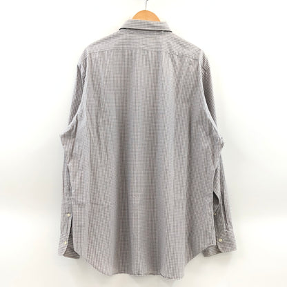 【中古品】【メンズ】 POLO RALPH LAUREN ポロラルフローレン ANDREW CHECK L/S SHIRT アンドリュー チェック長袖シャツ カジュアルシャツ トップス 146-260711-hn-05-fur サイズ：17 カラー：グレー系 万代Net店