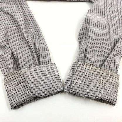 【中古品】【メンズ】 POLO RALPH LAUREN ポロラルフローレン ANDREW CHECK L/S SHIRT アンドリュー チェック長袖シャツ カジュアルシャツ トップス 146-260711-hn-05-fur サイズ：17 カラー：グレー系 万代Net店