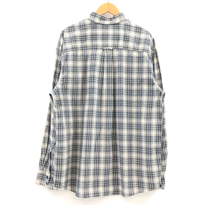 【現状渡し品】【メンズ】 WOLVERINE ウルヴァリン L/S CHECK BD SHIRT 長袖チェックシャツ ボタンダウン カジュアルシャツ トップス 146-260711-hn-07-fur サイズ：XL カラー：ブルー系/ホワイト 万代Net店