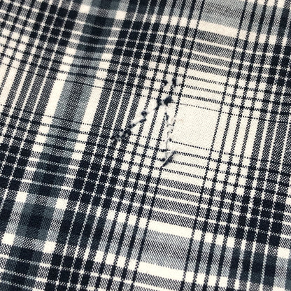 【現状渡し品】【メンズ】 WOLVERINE ウルヴァリン L/S CHECK BD SHIRT 長袖チェックシャツ ボタンダウン カジュアルシャツ トップス 146-260711-hn-07-fur サイズ：XL カラー：ブルー系/ホワイト 万代Net店