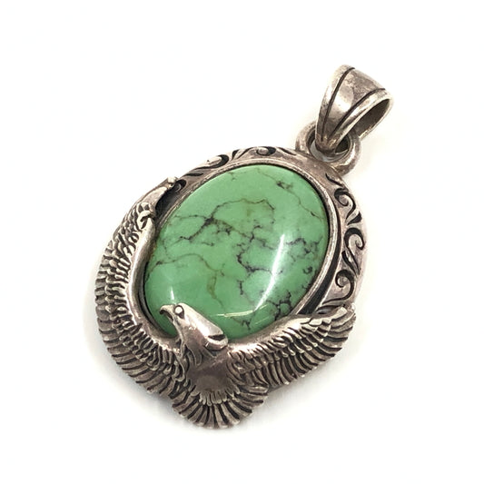 【中古品】【メンズ/レディース】 SAAD サード TURQUOISE PENDANT TOP シルバー 925 ターコイズ ペンダントトップ アクセサリー 191-261005-hn-02-fur カラー：シルバー/ターコイズ 万代Net店