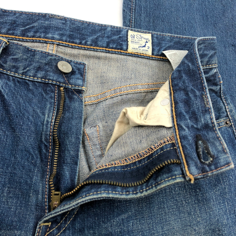 【中古品】【メンズ】 ORSLOW オアスロウ STRAIGHT DENIM PANTS ストレートデニムパンツ ボトムス 156-260712-hn-02-fur サイズ：2 カラー：インディゴ 万代Net店