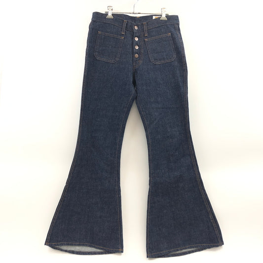 【中古品】【メンズ】 BIG JOHN ビッグジョン SUPER BELL BOTTOMS MH401B スーパー ベルボトム デニムパンツ ボトムス 156-261005-hn-03-fur サイズ：31×35 カラー：インディゴ 万代Net店