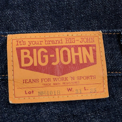 【中古品】【メンズ】 BIG JOHN ビッグジョン SUPER BELL BOTTOMS MH401B スーパー ベルボトム デニムパンツ ボトムス 156-261005-hn-03-fur サイズ：31×35 カラー：インディゴ 万代Net店