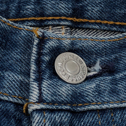 【中古品】【メンズ】 LEVI'S リーバイス SMALL-E BUTTON FLY 80S 501XX DENIM PANTS 501-0000 刻印522 89年製 スモールe ボタンフライ デニムパンツ ボトムス 157-260423-hn-01-fur サイズ：W30 L34 カラー：インディゴ 万代Net店