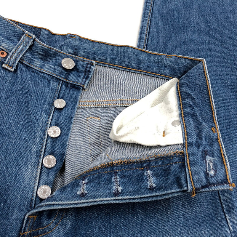 【中古品】【メンズ】 LEVI'S リーバイス SMALL-E BUTTON FLY 80S 501XX DENIM PANTS 501-0000 刻印522 89年製 スモールe ボタンフライ デニムパンツ ボトムス 157-260423-hn-01-fur サイズ：W30 L34 カラー：インディゴ 万代Net店